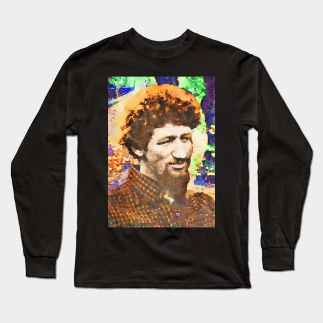 Luke Kelly 1940-1984 Long Sleeve T-Shirt by DeaglanStudio